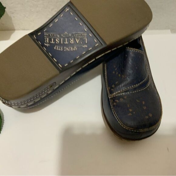 L'Artiste by Spring Step Burbank Leather Slip-On Clogs | Women's Size EU 37 - Picture 7 of 11